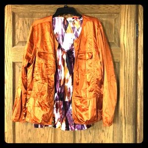 Boho retro vibe Chris & Banks Jacket & Blouse XL